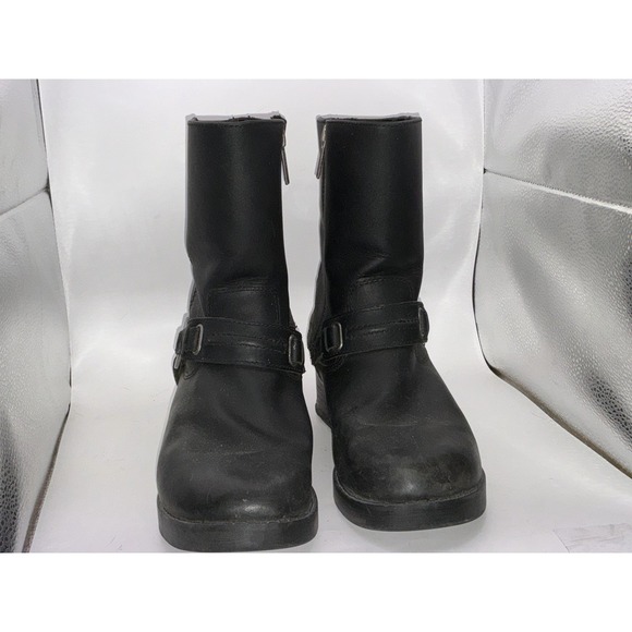 Harley Davidson Christa Black Leather BootsWomen\'s U. S. 9.5 M  PEELING ON HEEL main image 12